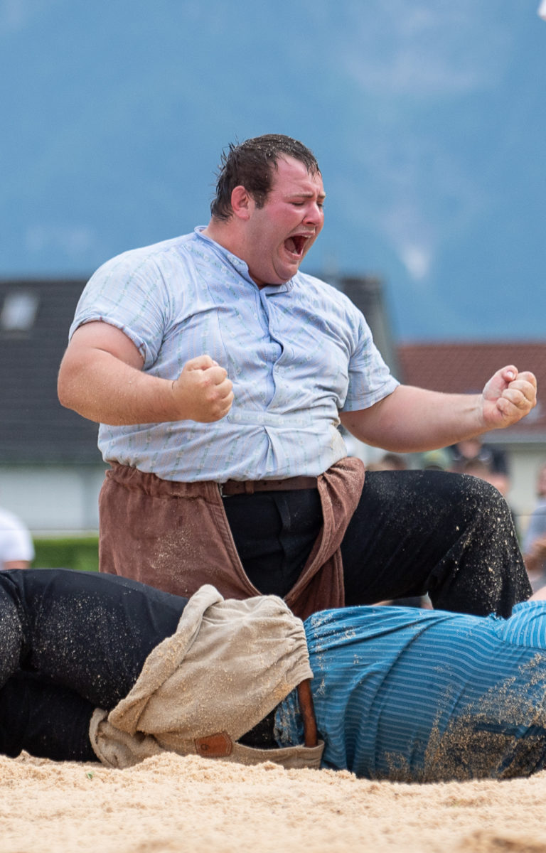 Näfels, 27.6.21, Schwingen - Glarner Kantonal.
Schneider Domenic (Friltschen)