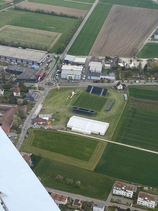 Aufbau Gelände Luftbild